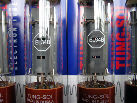 Tung-sol EL34 真空管の写真